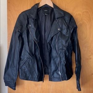 Faux Leather Jacket
